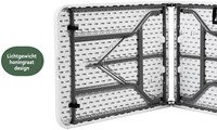 Vouwtafel BRASQ 180x70x74cm FT180 wit 1 Stuk-2