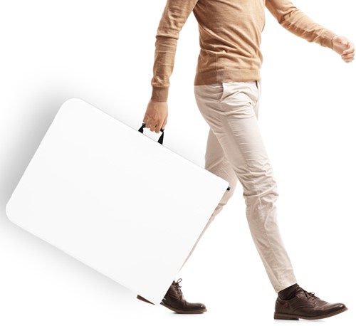 Vouwtafel BRASQ 180x70x74cm FT180 wit 1 Stuk-3