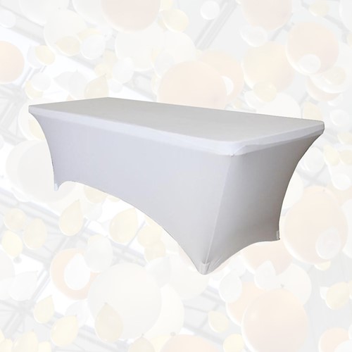 Tafelrok BRASQ 183x76x74cm wit 1 Stuk-1