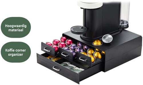 Koffiecapsulehouder BRASQ CD400 zwart 1 Stuk-1