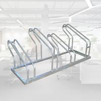 Fietsenrek BRASQ  4 fietsen BS400 zilver 1 Stuk-4