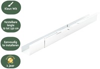 Kabelgoot BRASQ verstelbaar 75-150cm CT100 wit 1 Stuk-3