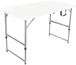 Vouwtafel BRASQ 120x60x74cm FC120 wit 1 Stuk