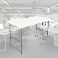 Vouwtafel BRASQ 120x60x74cm FC120 wit 1 Stuk-3
