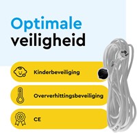 Verlengkabel BRASQ 30m wit 1 Stuk-3