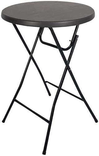 Statafel BRASQ 80cm BT100 zwart 1 Stuk