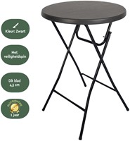 Statafel BRASQ 80cm BT100 zwart 1 Stuk-3