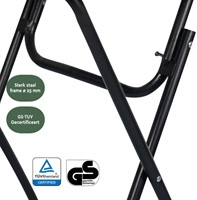 Statafel BRASQ 80cm BT100 zwart 1 Stuk-1