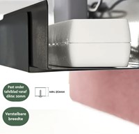 Kabelgoot BRASQ verstelbaar 75-150cm CT100 zwart 1 Stuk-4