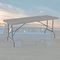 Vouwtafel BRASQ 180x70x74cm FT180 grijs 1 Stuk-5