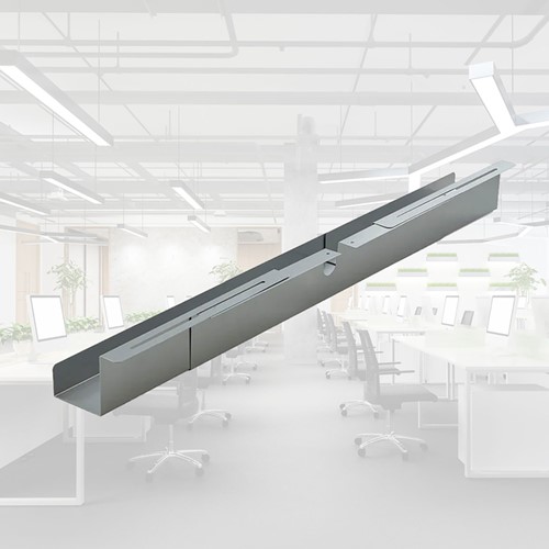 Kabelgoot BRASQ verstelbaar 75-150cm CT100 zilver 1 Stuk-4