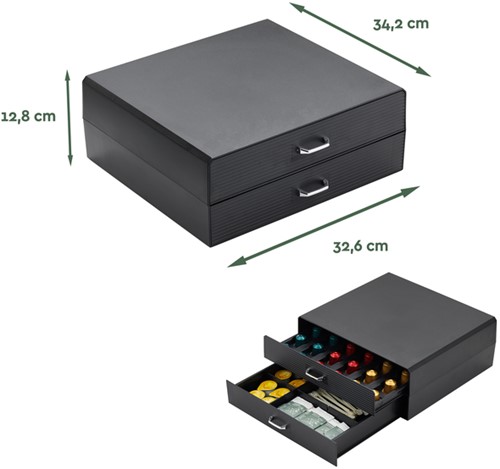 Koffiecapsulehouder BRASQ CD300 zwart 1 Stuk-2