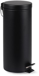 Pedaalemmer BRASQ 30 liter zwart 1 Stuk