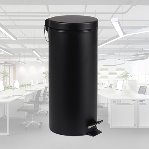 Pedaalemmer BRASQ 30 liter zwart 1 Stuk-2