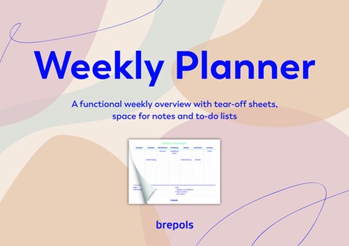 Planner Brepols Weekly planner A4 7d/1p 1 Stuk