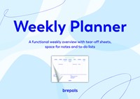 Planner Brepols Weekly planner A4 7d/1p 1 Stuk-2