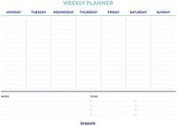 Planner Brepols Weekly planner A4 7d/1p 1 Stuk-1