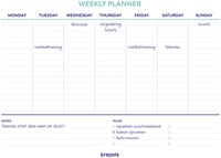 Planner Brepols Weekly planner A4 7d/1p 1 Stuk-2