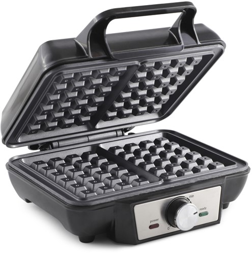 Wafelijzer  Tomado voor 2 wafels zwart 1 Stuk