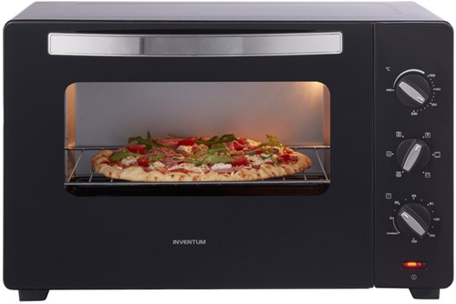 Heteluchtoven Inventum vrijstaand 45 liter zwart 1 Stuk-1