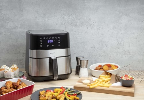 Airfryer Inventum 5 liter zwart RVS 1 Stuk-3