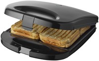 Tosti apparaat Tomado XXL 1200 Watt zwart 1 Stuk-2