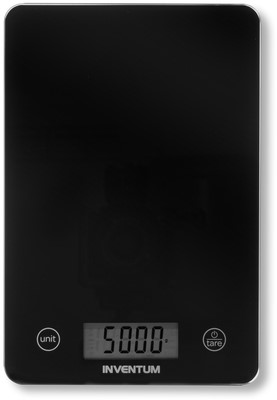 Keukenweegschaal Inventum tot 5 kilogram zwart 1 Stuk-2