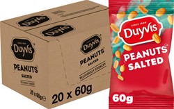Pinda Duyvis gezouten zak 60gr 60 Gram