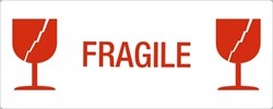 Waarschuwingsetiket fragile 500 stuks 1 Rol
