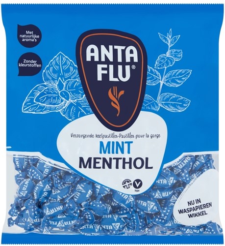 Keelpastilles Anta Flu mint zak 1 kilogram 1000 Gram