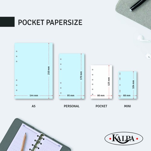 Organizer Kalpa Pocket inclusief agenda 2026-2027 7dagen/2pagina's keta zwart-3