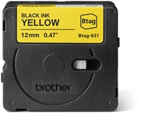Labeltape Brother Ptouch Btag631 12mm geel 1 Stuk-2