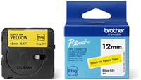Labeltape Brother Ptouch Btag631 12mm geel 1 Stuk-3