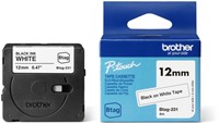 Labeltape Brother Ptouch Btag231 12mm wit 1 Stuk-3