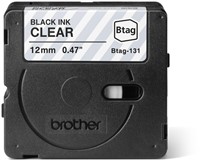 Labeltape Brother Ptouch Btag131 12mm transparant 1 Stuk-2
