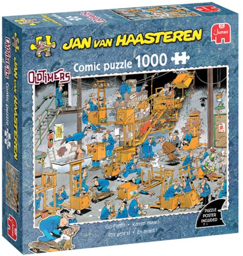 Puzzel JvH Oldtimer Karren maar! 1000st 1 Doos