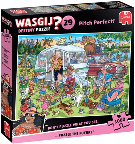 Puzzel Wasgij Destiny 29  Op de Camping!1000st 1 Doos