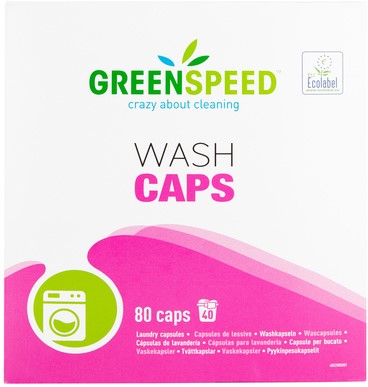 Wasmiddel Greenspeed Wash Caps universeel 80 stuks 80 Stuk