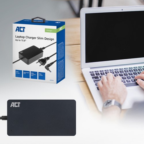 Compacte laptoplader 65W (laptops tot 15.6 inch) 1 Stuk-2