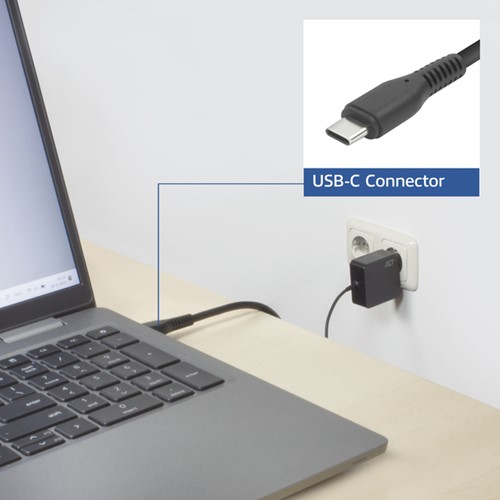 USB-C laptoplader 65W met Power D-profielen 2 m 1 Stuk-1