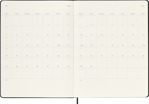 Ag25/26 Msk Plan Week 7d/1p XL hc black 1 Stuk-1