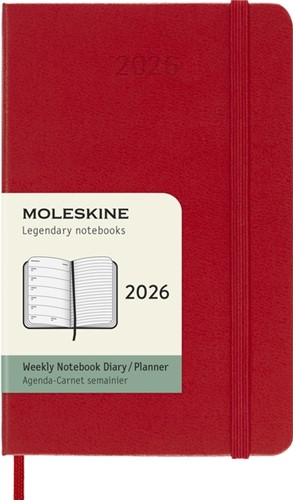 Agenda 2026 Msk Plan Week 7d/1p pocket hc scarlet 1 Stuk-4