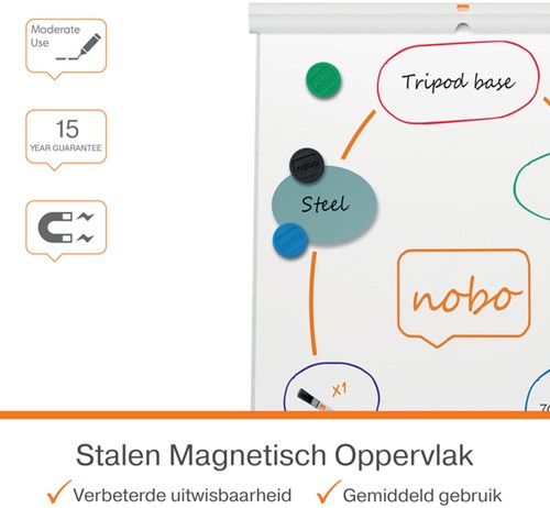 Flipover Nobo Premium Plus staal driepootstatief 1 Stuk-1