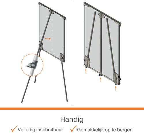 Flipover Nobo Premium Plus staal driepootstatief 1 Stuk-2
