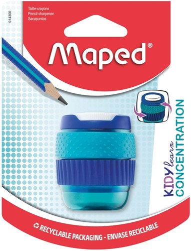 Puntenslijper Maped Kidy Learn Concentration blauw 1 Stuk