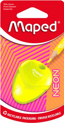 Puntenslijper Maped Neon Igloo 1gaats assorti 1 Stuk
