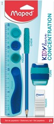 Tekenset Maped Kidy Learn Concentration 5st blauw 4 Stuk