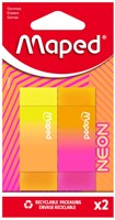 Gum Maped Neon set 2 stuks assorti 2 Stuk