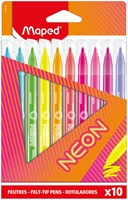 Viltstift Maped Neon set 10 kleuren 10 Stuk