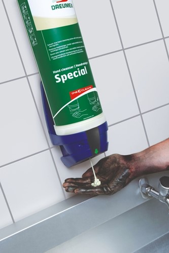 Handreinigerdispenser Dreumex One2clean sensor blauw-3